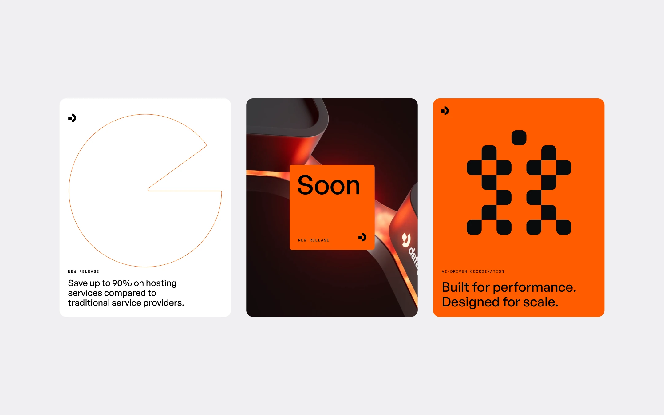 Datagram social announcement cards