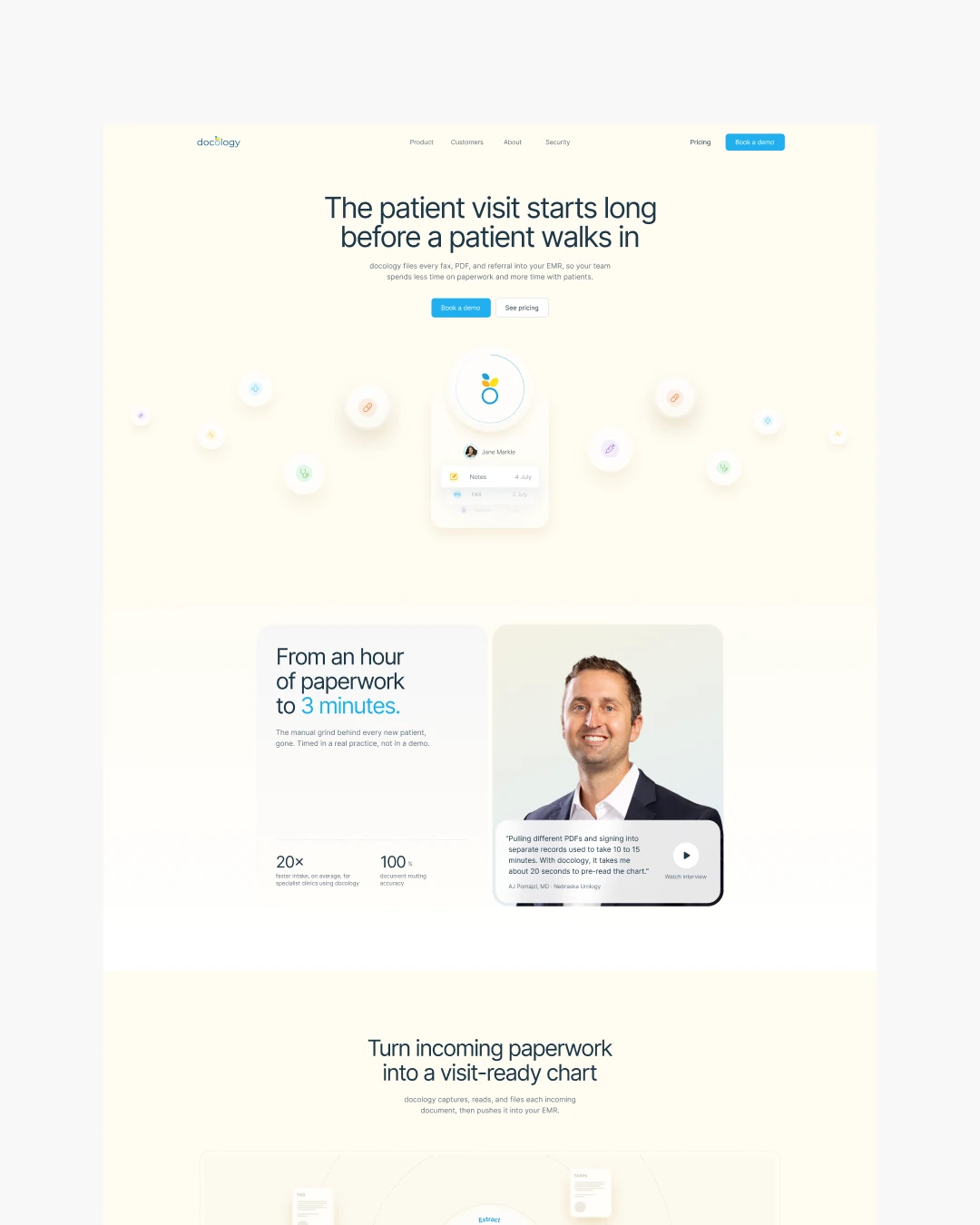 docology homepage design in full