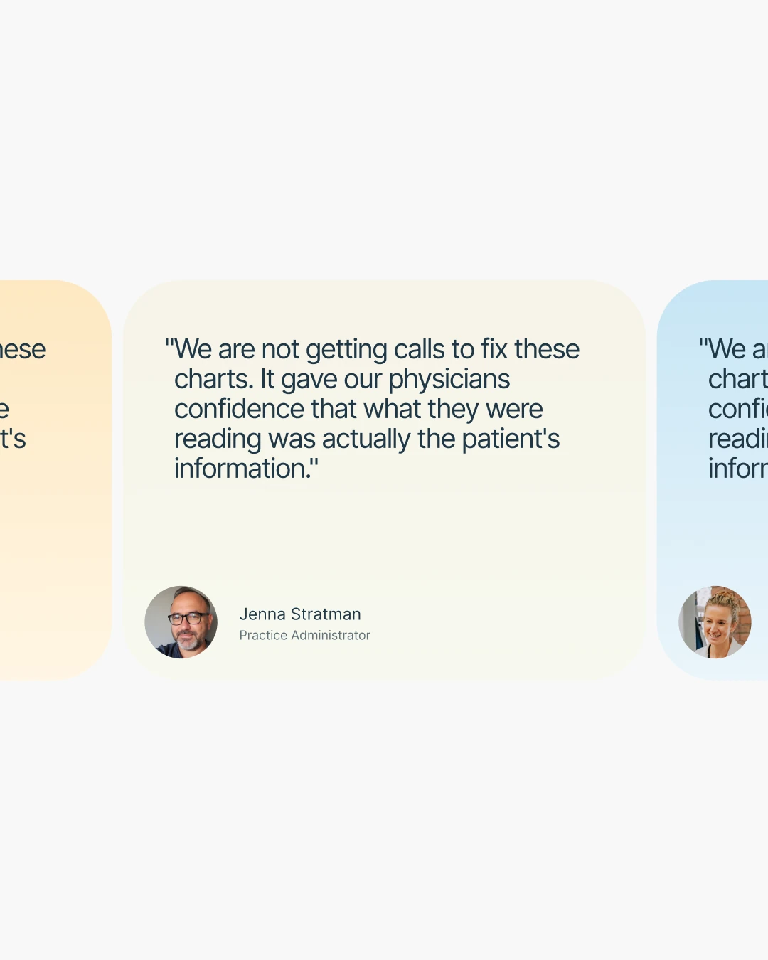 docology customer testimonial cards