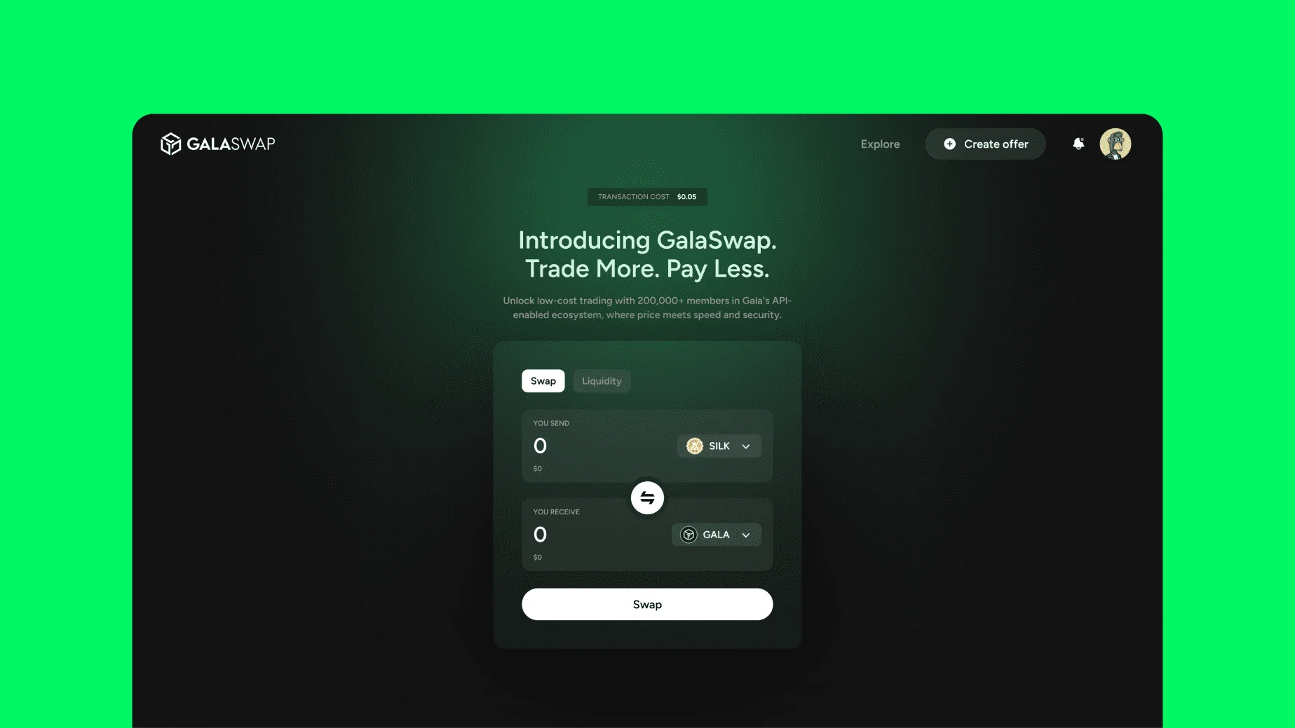 Gala campaign creative