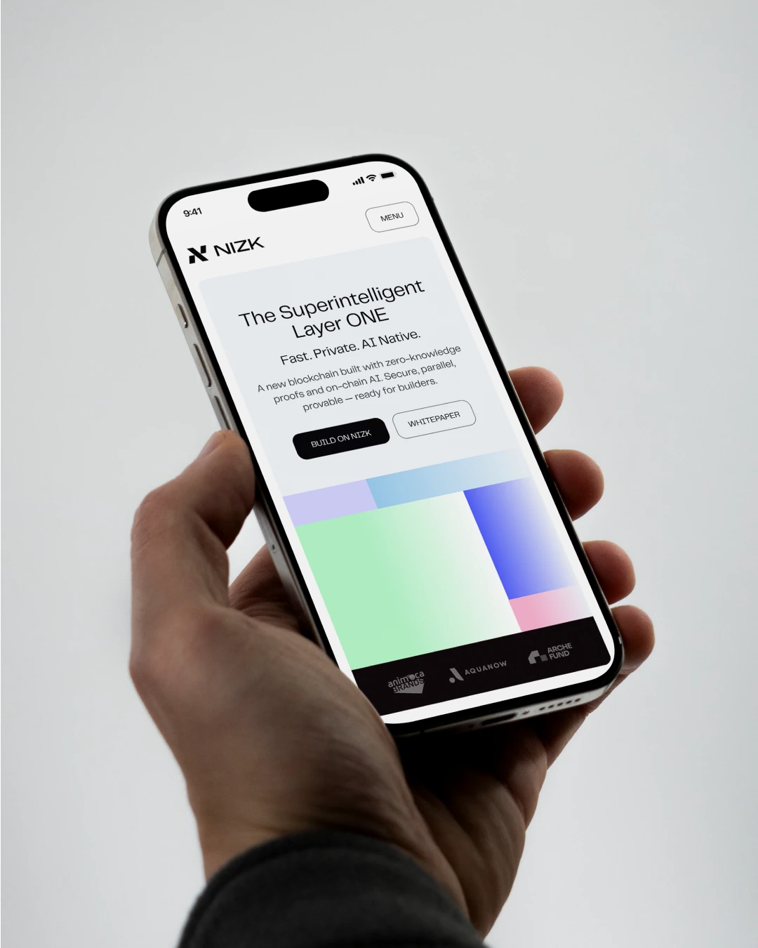 NIZK website on mobile