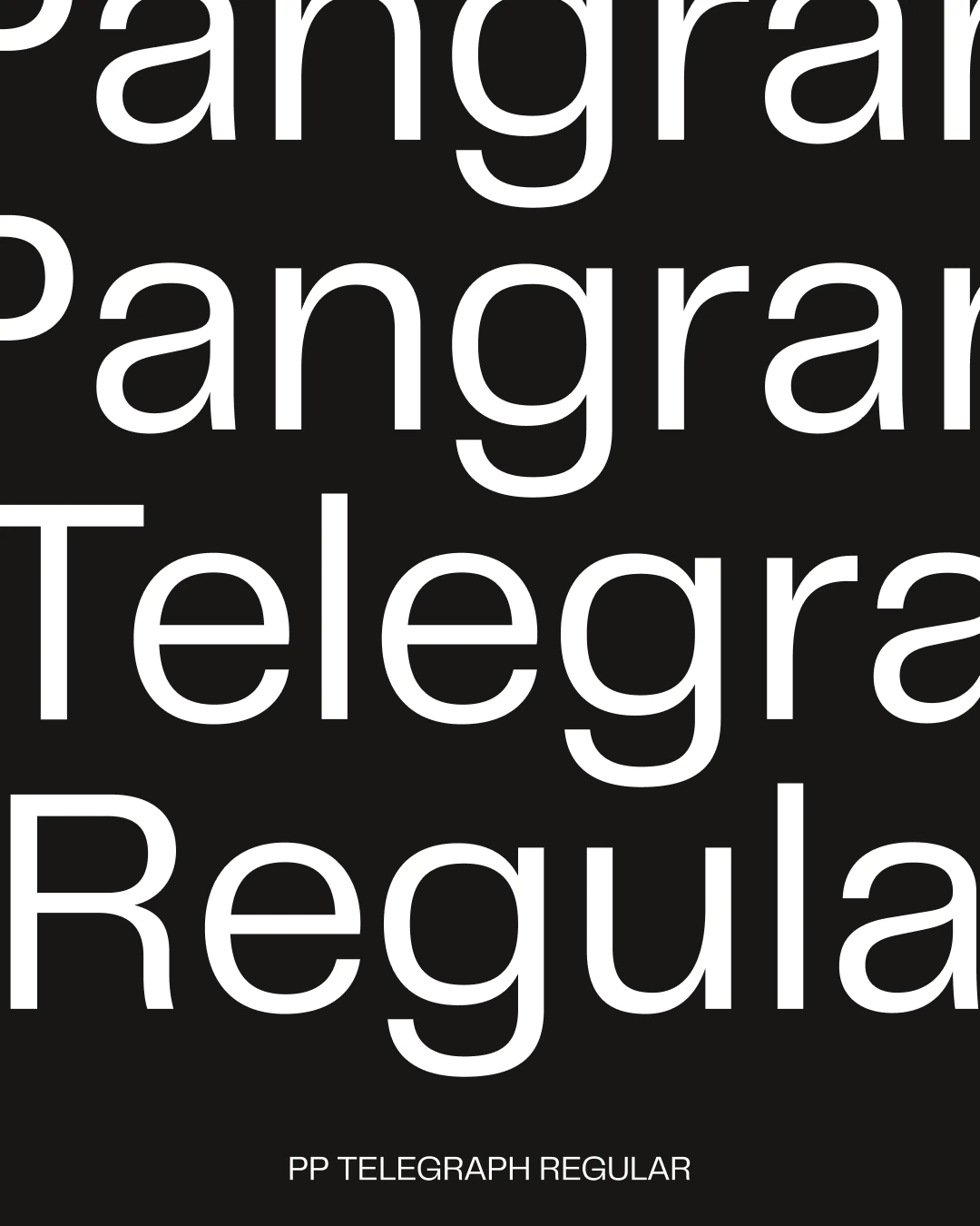 NIZK typography: PP Telegraph specimen