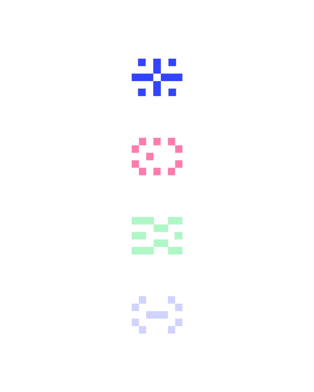 NIZK pixel icon set