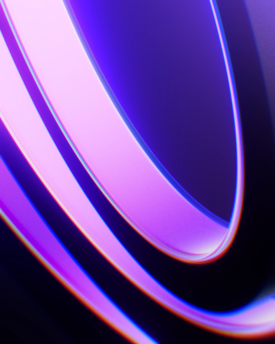 OSMI AI product launch teaser screen — purple gradient interface