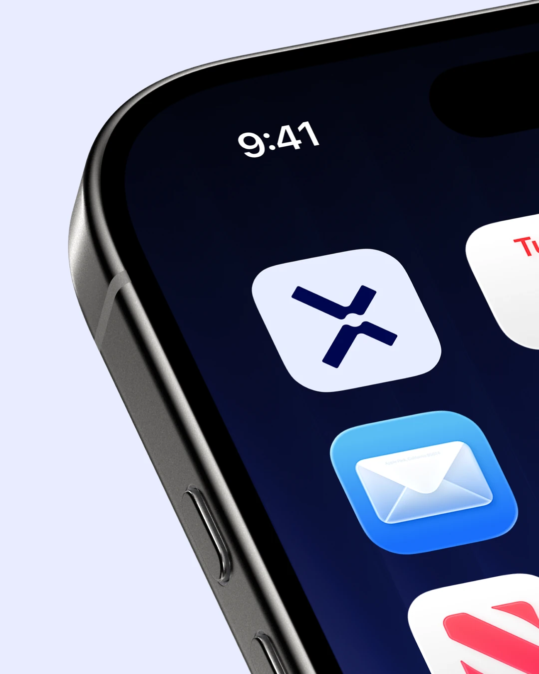 Vetro app icon on an iPhone home screen