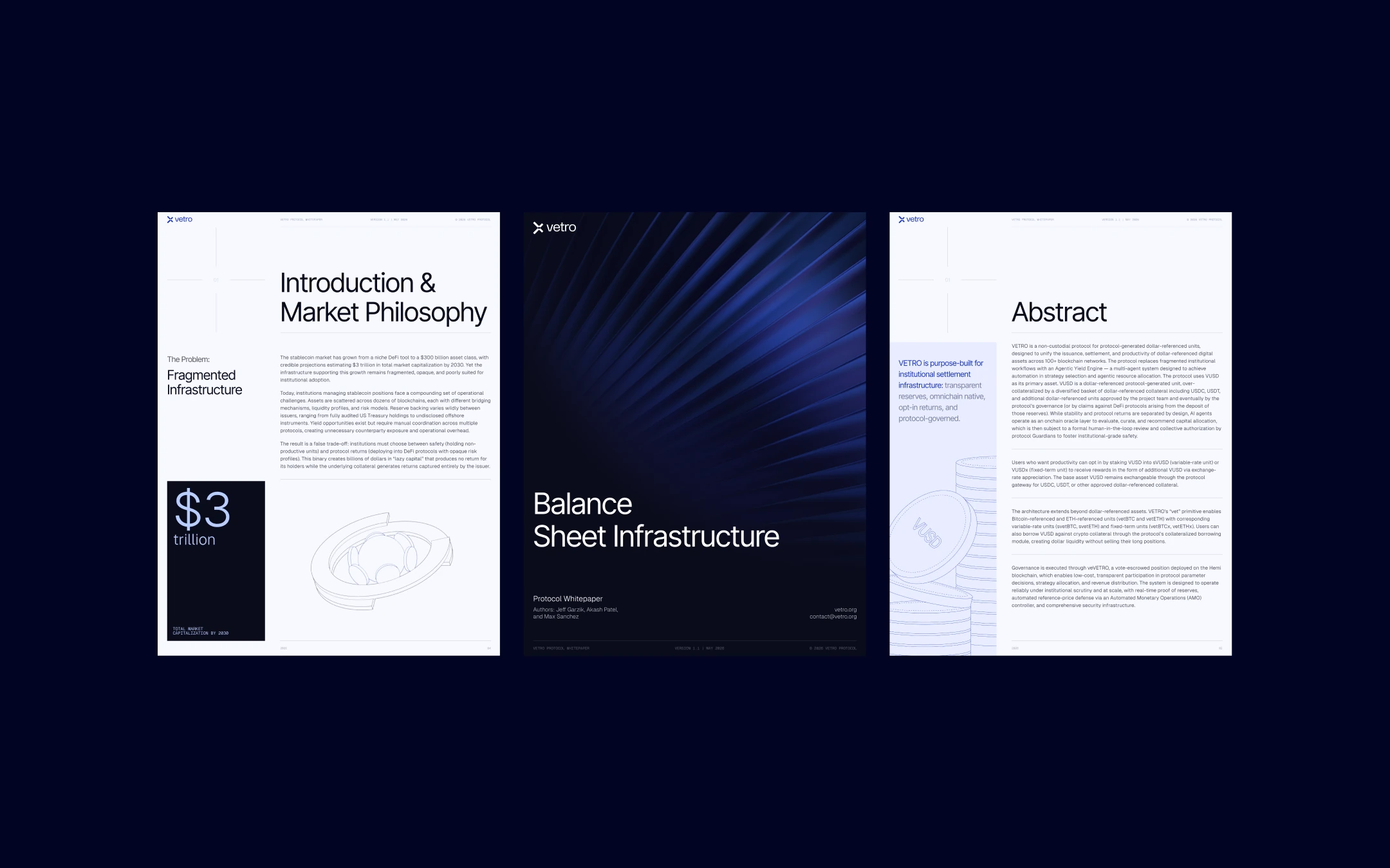 Vetro protocol whitepaper spreads