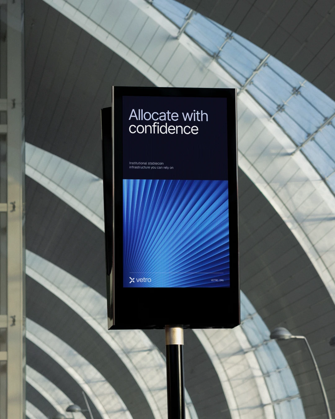 Vetro launch creative on a digital street display: allocate with confidence