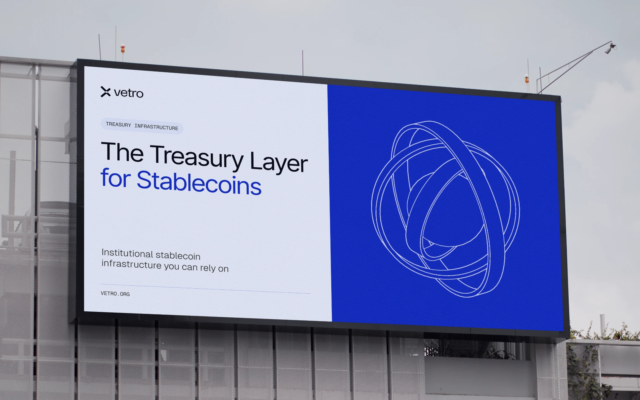 Vetro billboard: the treasury layer for stablecoins