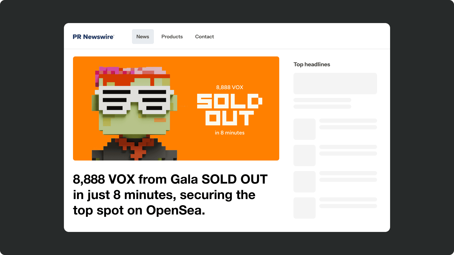 VOX collection system